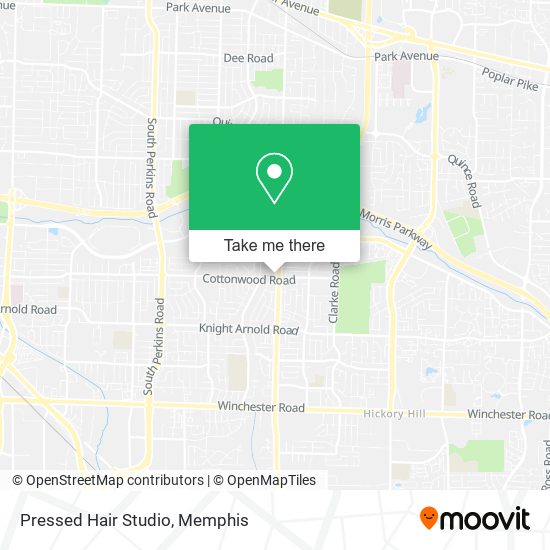 Pressed Hair Studio map