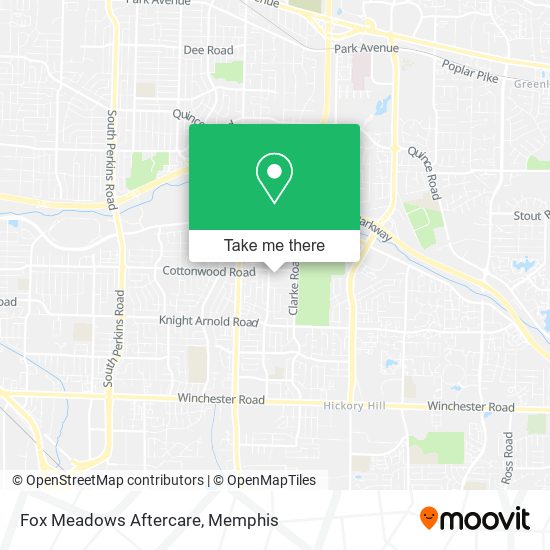 Fox Meadows Aftercare map