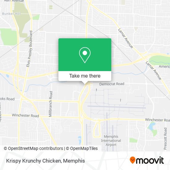 Krispy Krunchy Chicken map