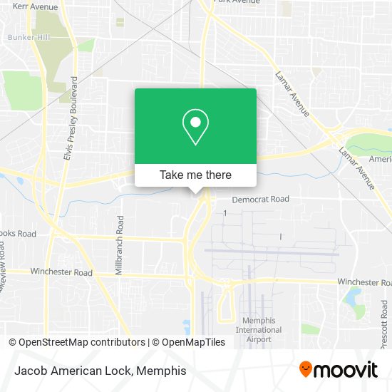 Jacob American Lock map