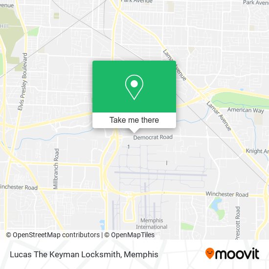 Lucas The Keyman Locksmith map