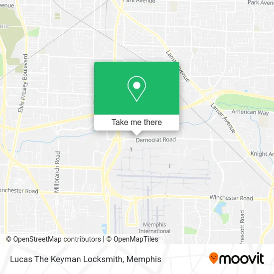 Lucas The Keyman Locksmith map