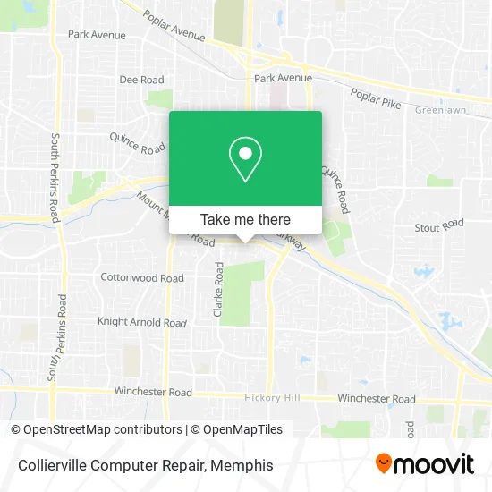 Collierville Computer Repair map