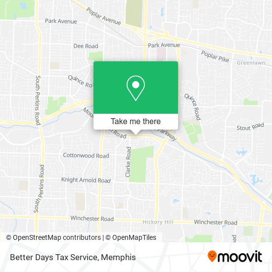 Better Days Tax Service map