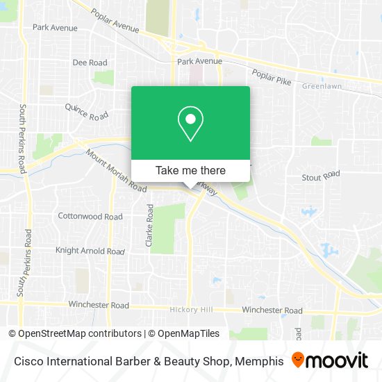 Cisco International Barber & Beauty Shop map