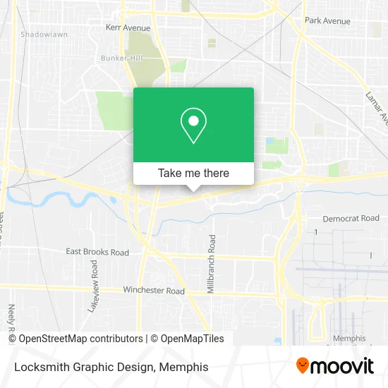 Locksmith Graphic Design map