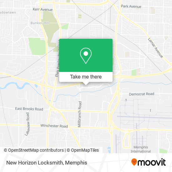 Mapa de New Horizon Locksmith