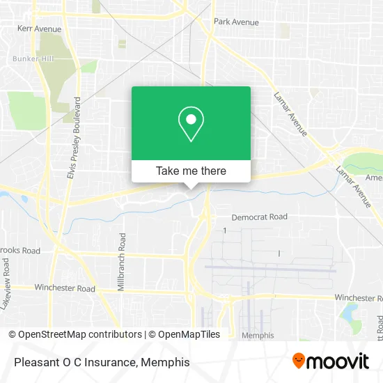 Pleasant O C Insurance map