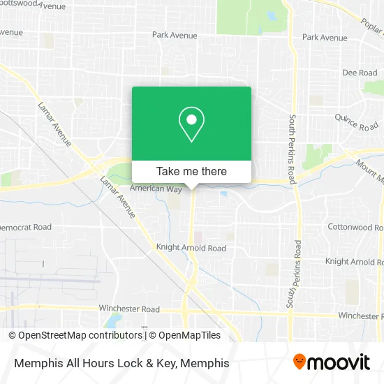 Memphis All Hours Lock & Key map