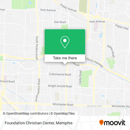 Foundation Christian Center map