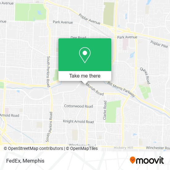 Mapa de FedEx