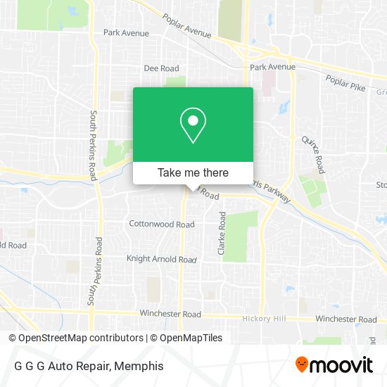 G G G Auto Repair map