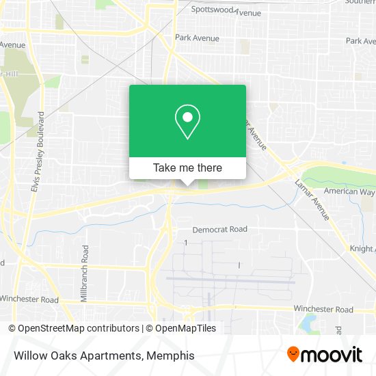 Willow Oaks Apartments map