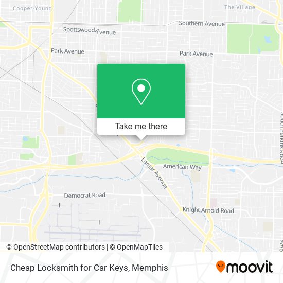 Mapa de Cheap Locksmith for Car Keys