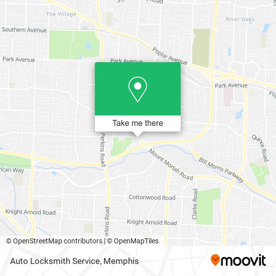 Auto Locksmith Service map