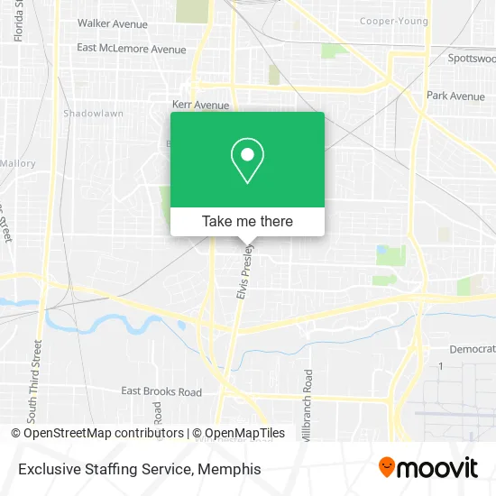 Exclusive Staffing Service map