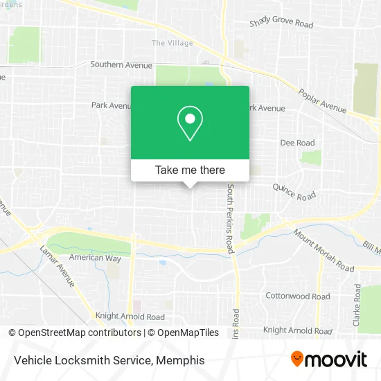 Vehicle Locksmith Service map