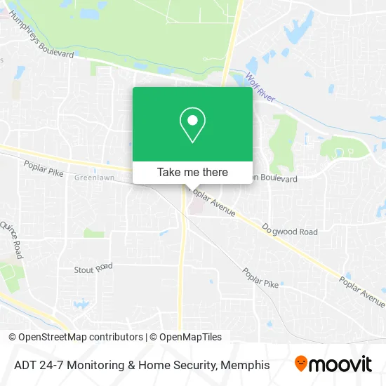 ADT 24-7 Monitoring & Home Security map
