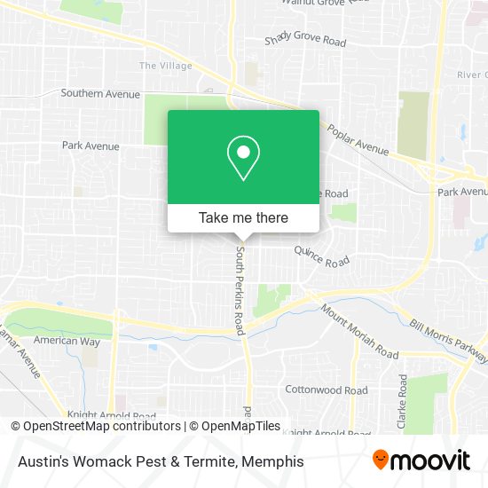 Mapa de Austin's Womack Pest & Termite