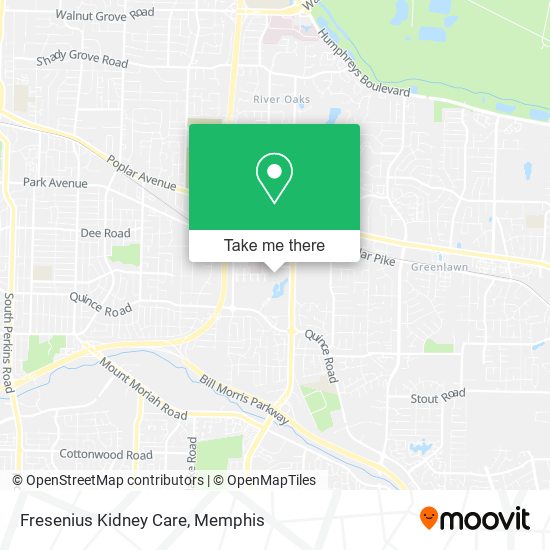 Fresenius Kidney Care map