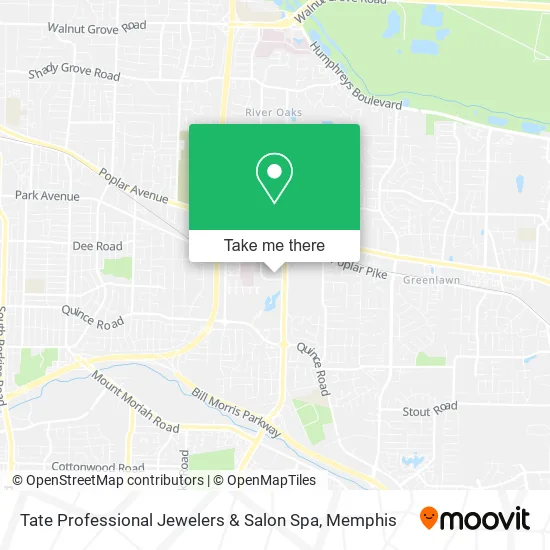 Mapa de Tate Professional Jewelers & Salon Spa