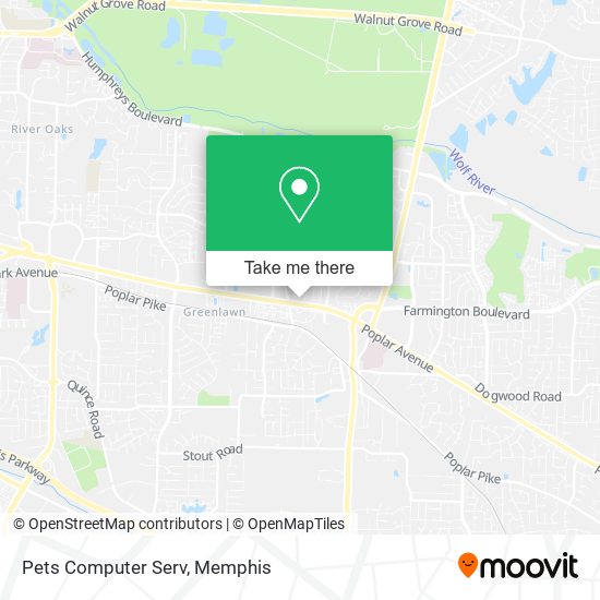 Pets Computer Serv map