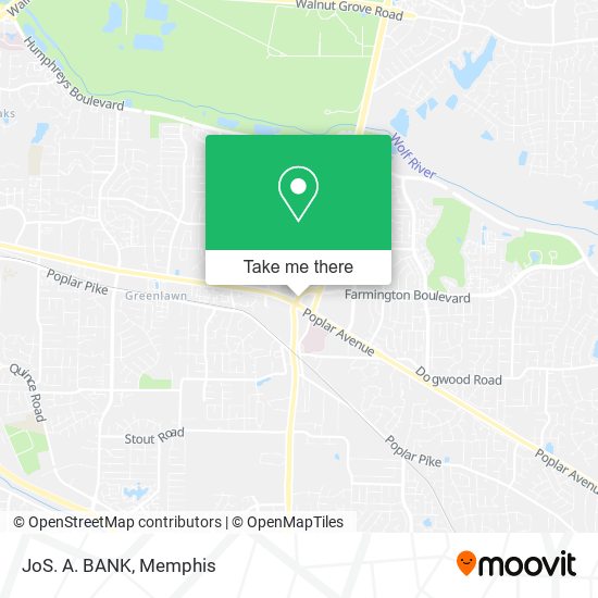 Mapa de JoS. A. BANK