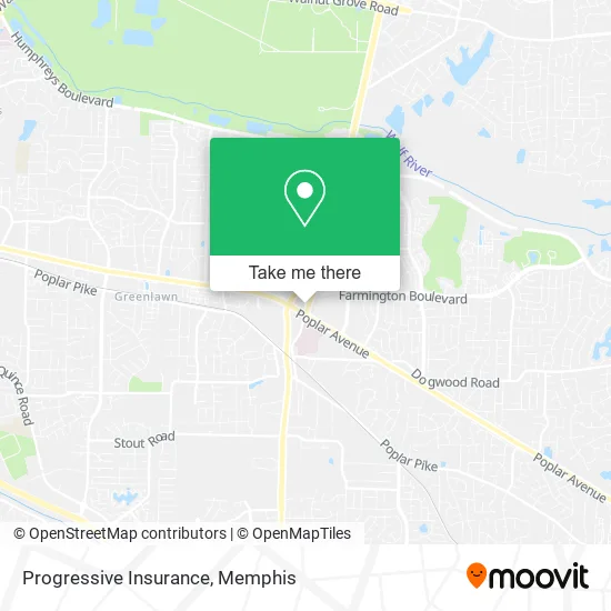 Progressive Insurance map