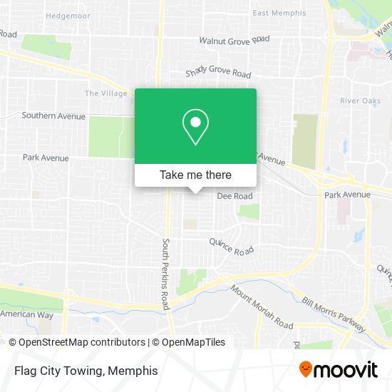 Flag City Towing map