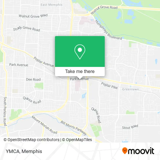 YMCA map