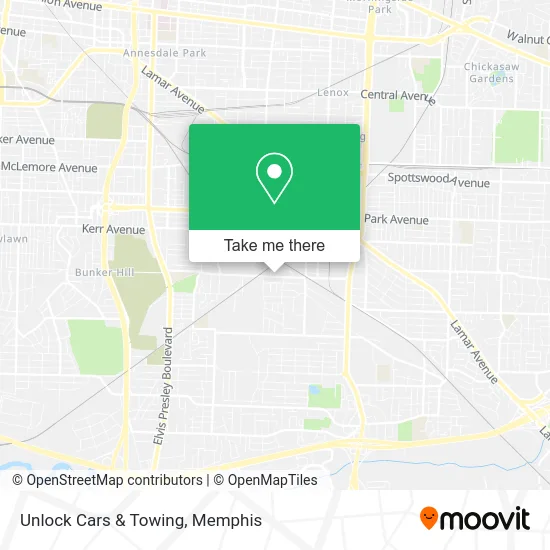 Unlock Cars & Towing map