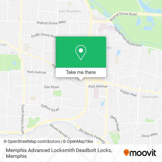 Memphis Advanced Locksmith Deadbolt Locks map