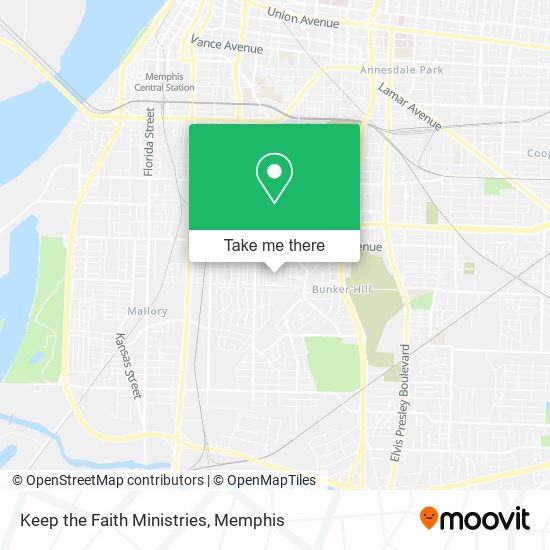 Keep the Faith Ministries map