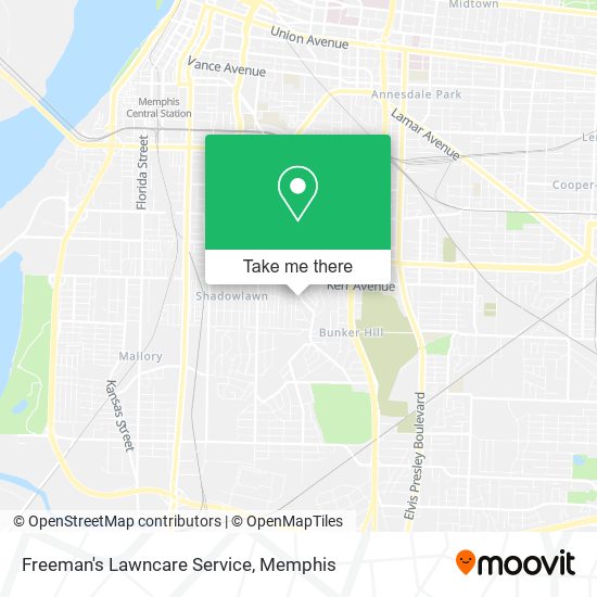 Freeman's Lawncare Service map