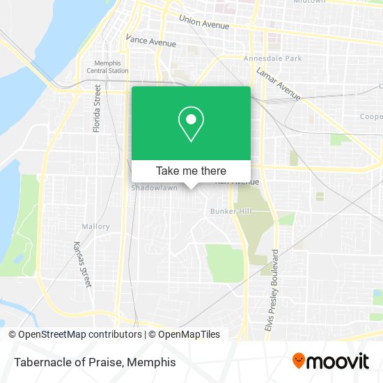 Mapa de Tabernacle of Praise