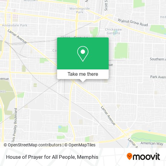 House of Prayer for All People map