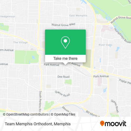 Team Memphis Orthodont map