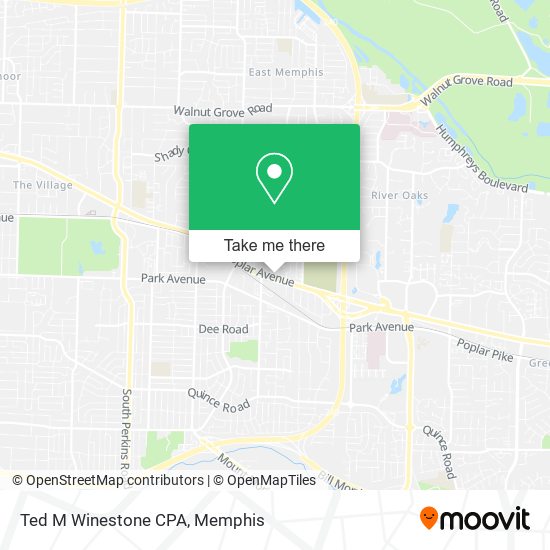 Ted M Winestone CPA map
