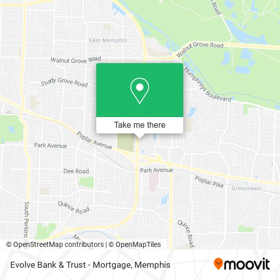 Mapa de Evolve Bank & Trust - Mortgage