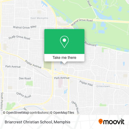 Briarcrest Christian School map