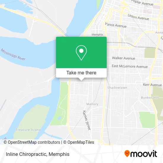 Inline Chiropractic map