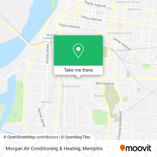 Morgan Air Conditioning & Heating map