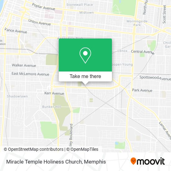 Miracle Temple Holiness Church map