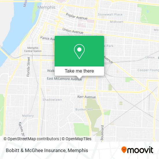 Mapa de Bobitt & McGhee Insurance