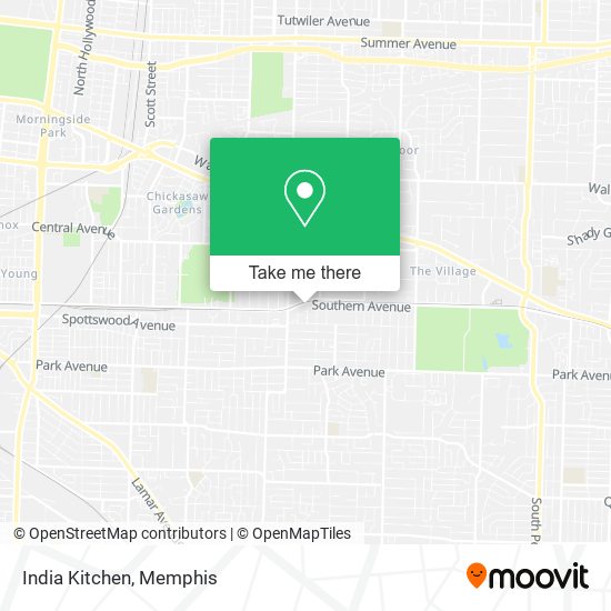 Mapa de India Kitchen
