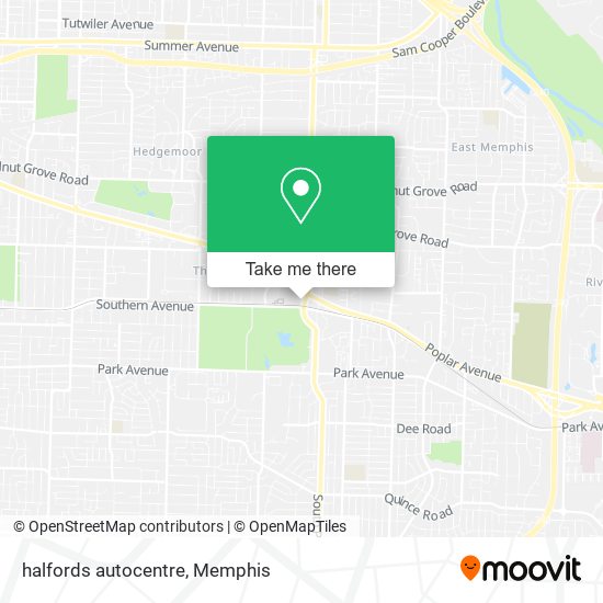 halfords autocentre map