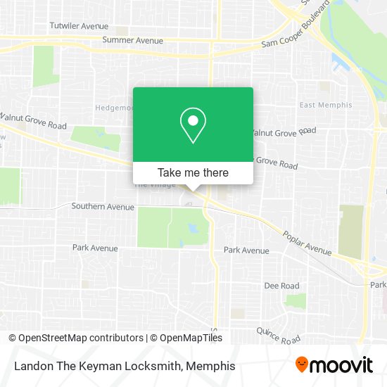 Mapa de Landon The Keyman Locksmith