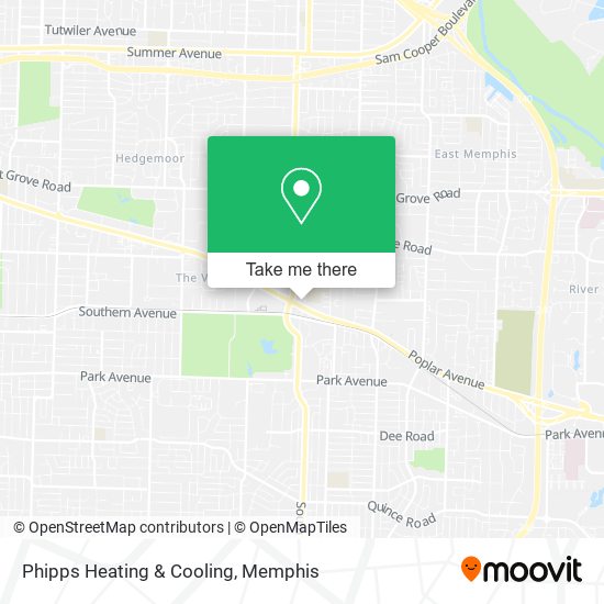 Phipps Heating & Cooling map