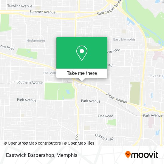 Eastwick Barbershop map