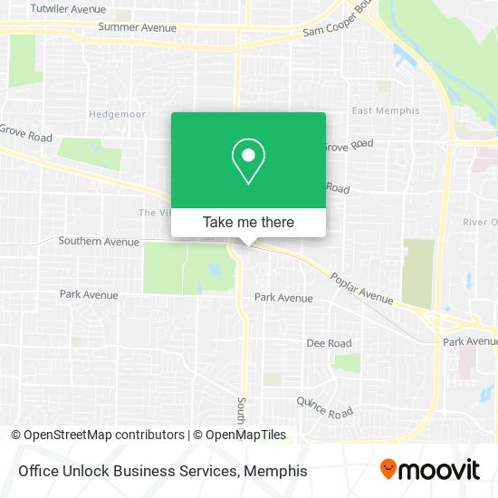Mapa de Office Unlock Business Services